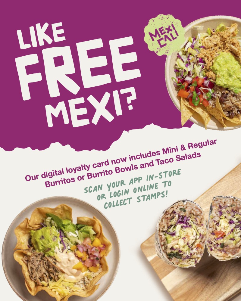 Mexicali loyalty card update!