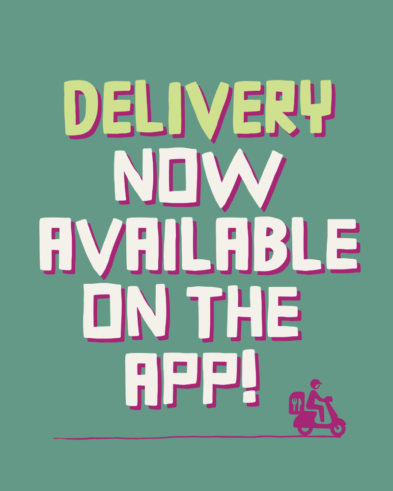 Delivery Now Available on the App